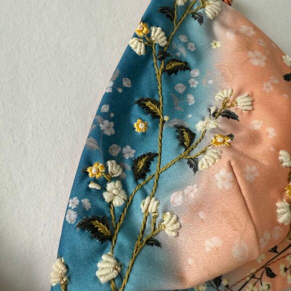 Agua Bendita Bikini Set Lisa Ornit Top and Bottom Hand Embroidery Size S - Picture 3 of 7